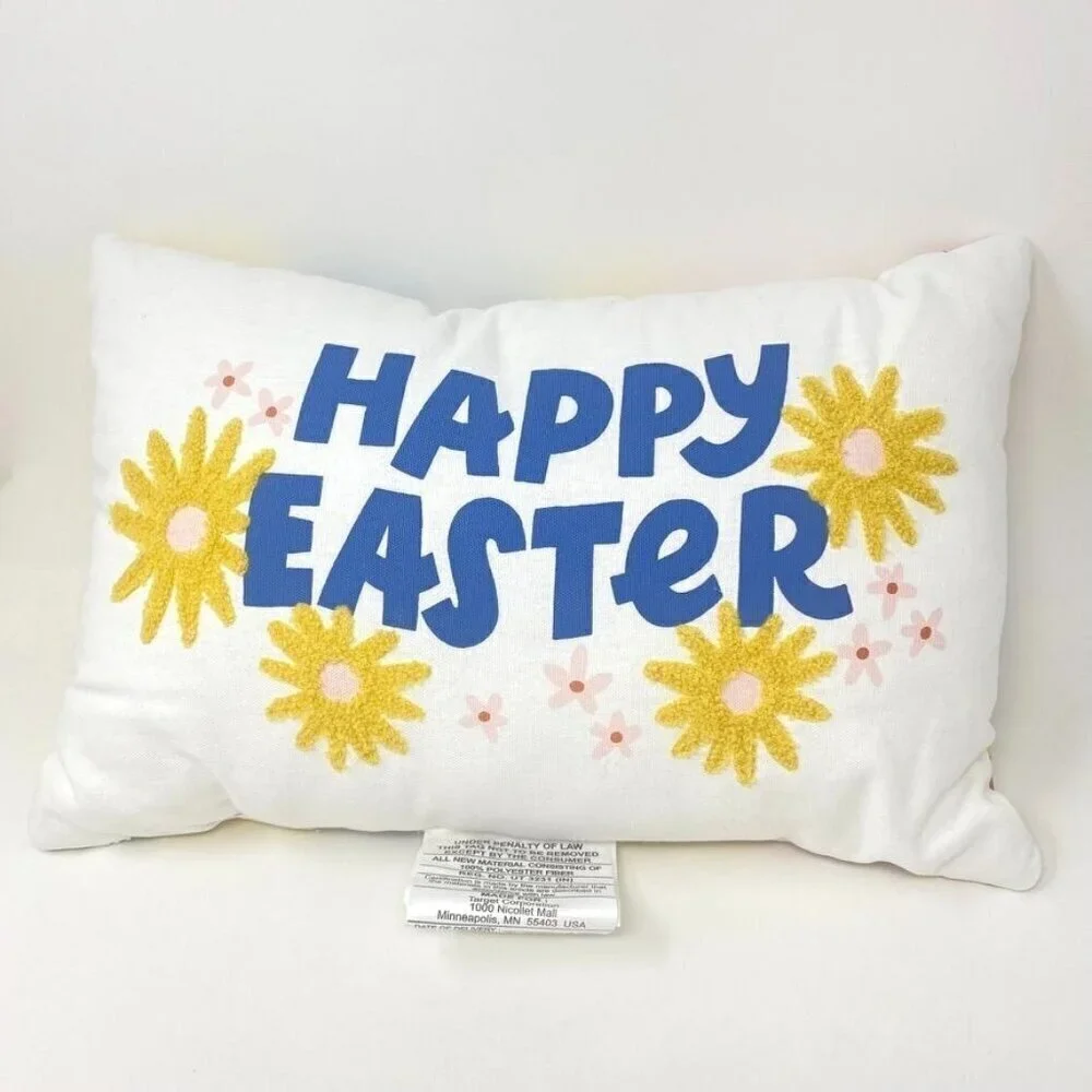 Target Happy Easter Lumbar Throw Pillow Room Essentials™ Holiday Decor